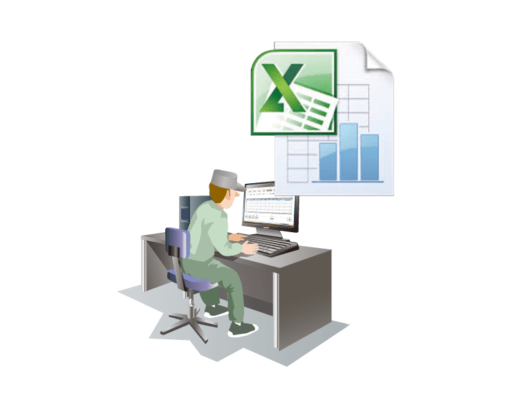 紙エクセル管理イメージ