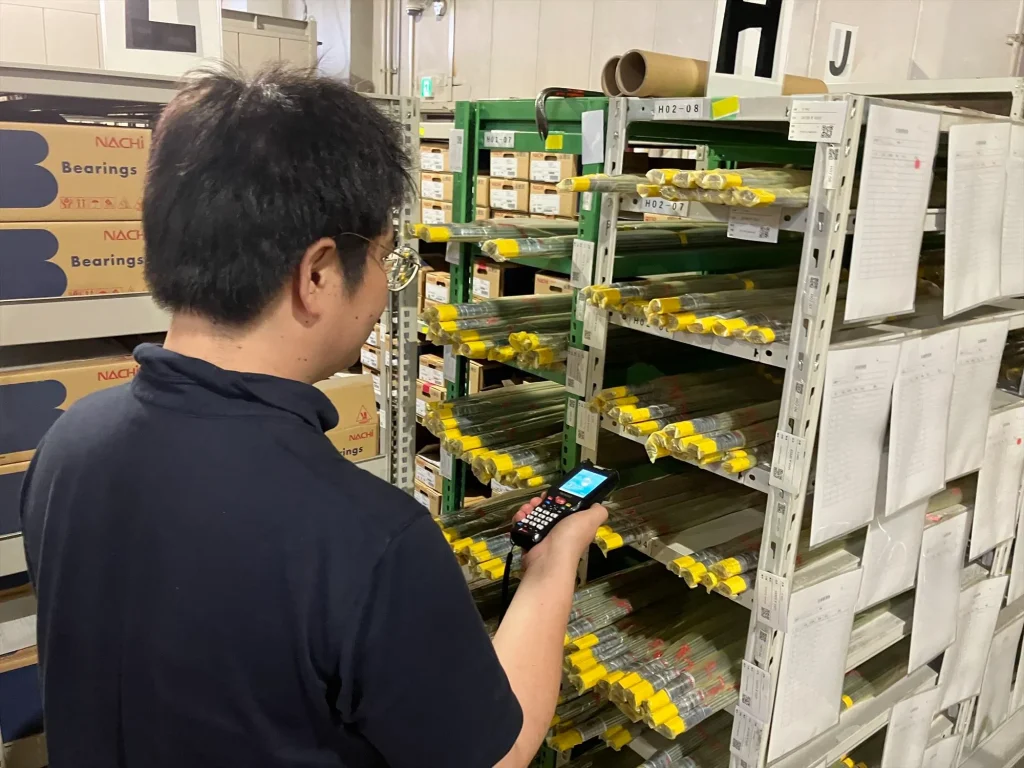 株式会社マルカ様 HT使用風景