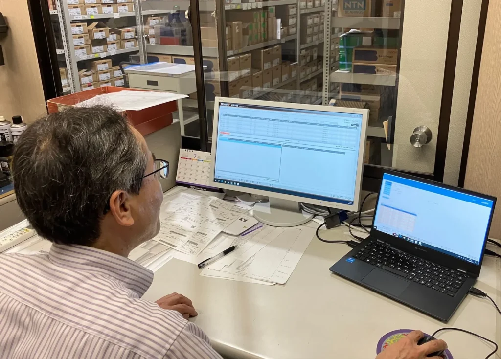 株式会社マルカ様 スマートF使用風景