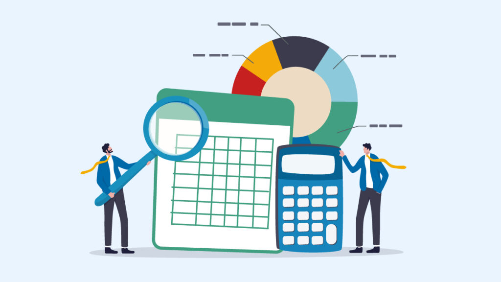 エクセルや計算のイメージ